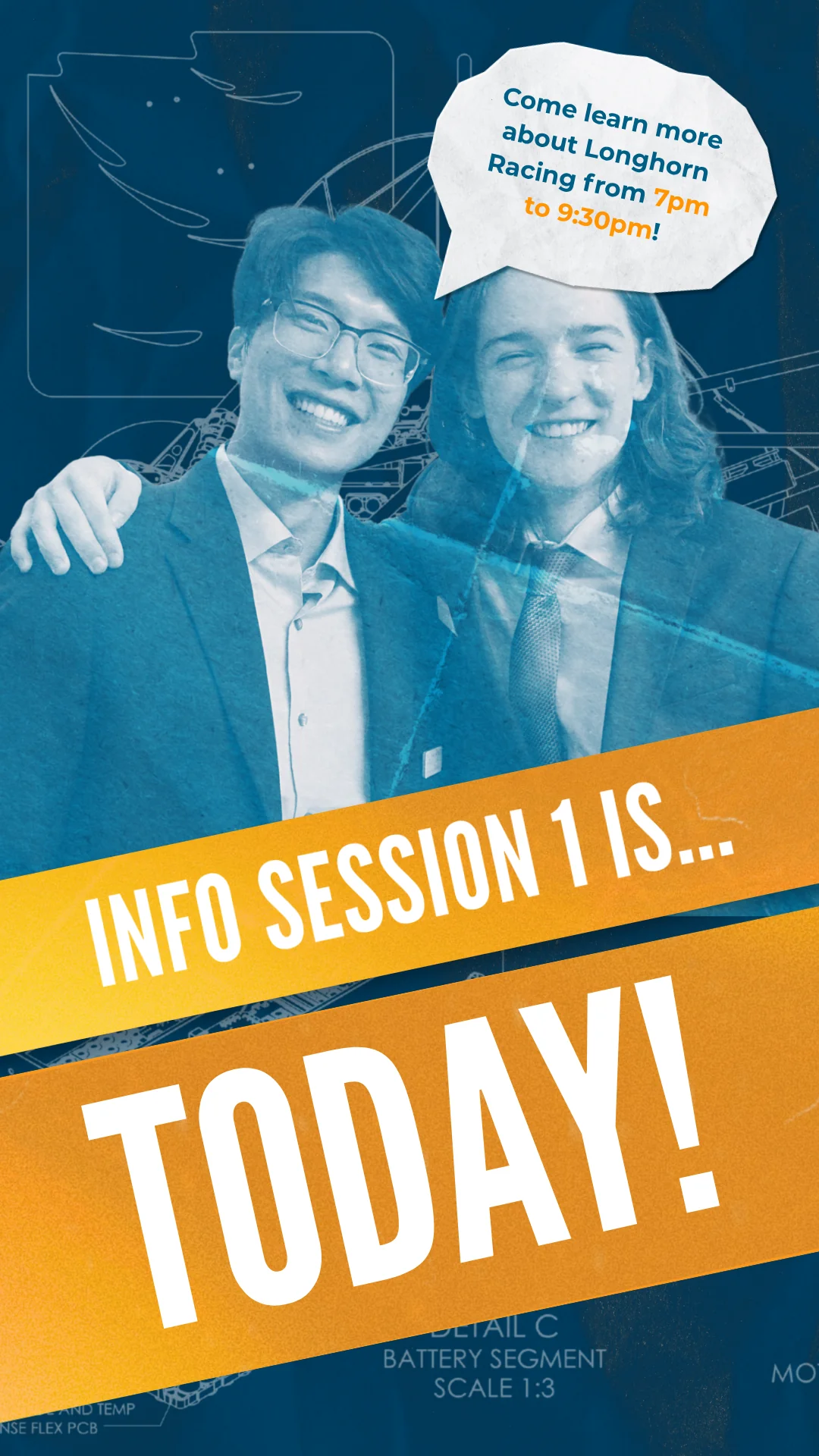 Info Session, 1 Week Out story post, variant